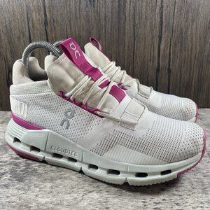 On Cloud Cloudnova Undyed White Carnation Shoes Sneakers Women’s Size 7.5